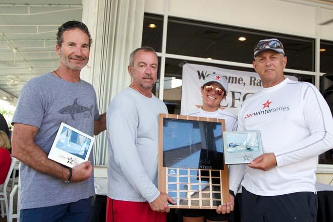 Cayard Accepts First Place at the 2014 EFG International Midwinters © Meredith Block / Star Winter Series